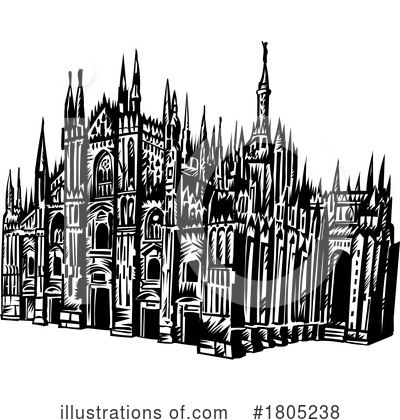 Cathedral Clipart #1805238 by Domenico Condello
