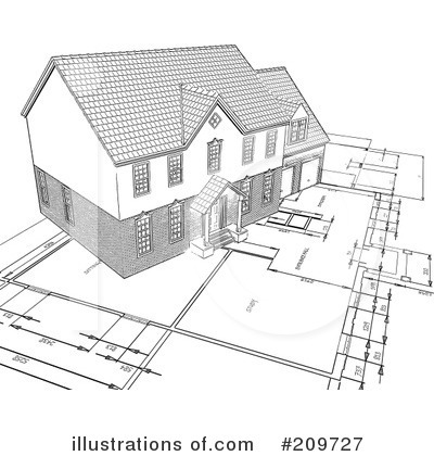 Royalty-Free (RF) Architecture Clipart Illustration by KJ Pargeter - Stock Sample #209727
