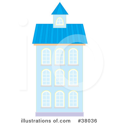 Royalty-Free (RF) Architecture Clipart Illustration by Alex Bannykh - Stock Sample #38036