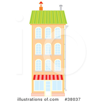Royalty-Free (RF) Architecture Clipart Illustration by Alex Bannykh - Stock Sample #38037