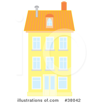 Royalty-Free (RF) Architecture Clipart Illustration by Alex Bannykh - Stock Sample #38042