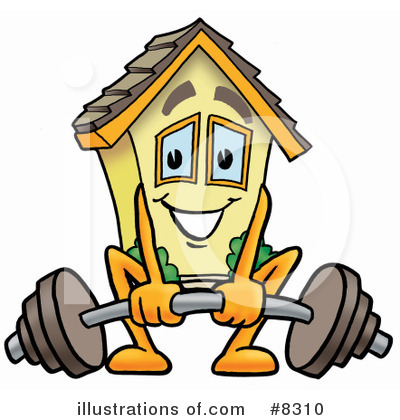 House Clipart #8310 by Mascot Junction