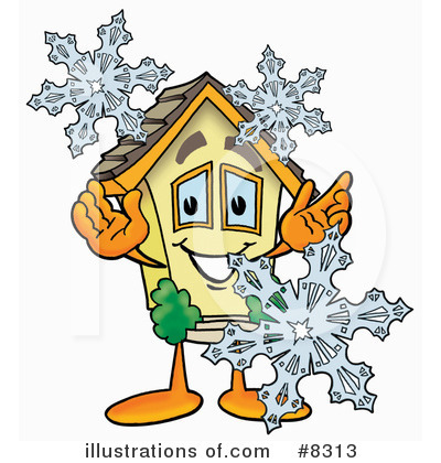House Clipart #8313 by Mascot Junction