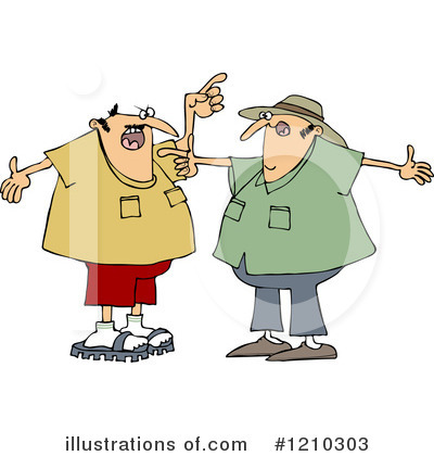 Royalty-Free (RF) Arguing Clipart Illustration by djart - Stock Sample #1210303