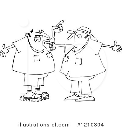 Royalty-Free (RF) Arguing Clipart Illustration by djart - Stock Sample #1210304