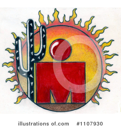 Royalty-Free (RF) Arizona Clipart Illustration by LoopyLand - Stock Sample #1107930