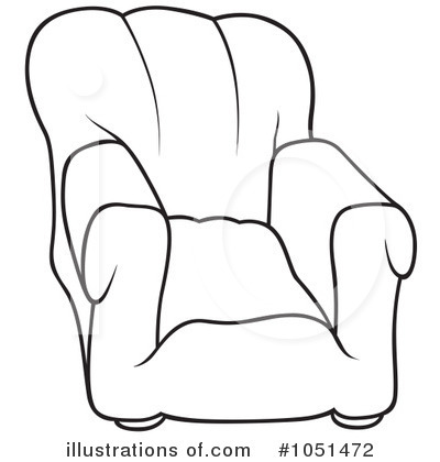 Royalty-Free (RF) Arm Chair Clipart Illustration by dero - Stock Sample #1051472