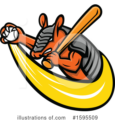 Baseball Bat Clipart #1595509 by patrimonio