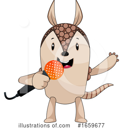 Royalty-Free (RF) Armadillo Clipart Illustration by Morphart Creations - Stock Sample #1659677