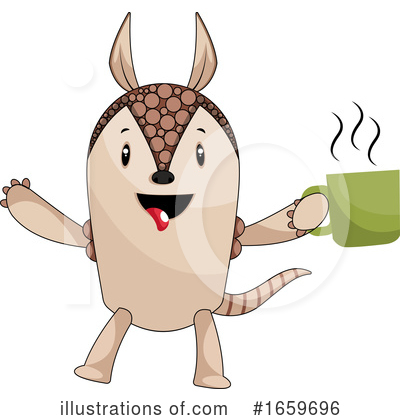 Royalty-Free (RF) Armadillo Clipart Illustration by Morphart Creations - Stock Sample #1659696