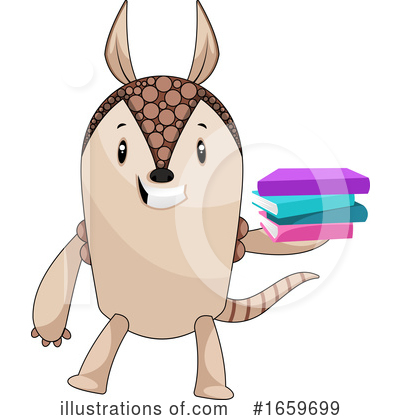 Royalty-Free (RF) Armadillo Clipart Illustration by Morphart Creations - Stock Sample #1659699