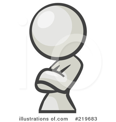 Royalty-Free (RF) Arms Crossed Clipart Illustration by Leo Blanchette - Stock Sample #219683