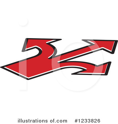 Royalty-Free (RF) Arrow Clipart Illustration by Lal Perera - Stock Sample #1233826