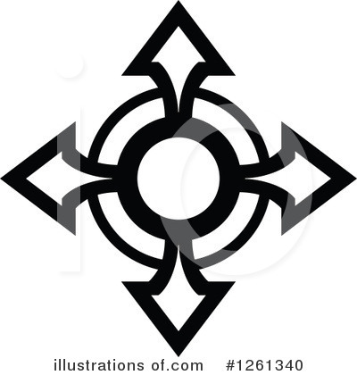 Royalty-Free (RF) Arrow Clipart Illustration by Chromaco - Stock Sample #1261340