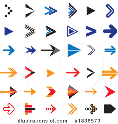 Arrows Clipart #1336579 by ColorMagic