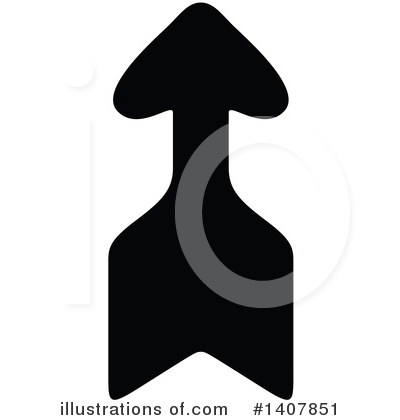 Royalty-Free (RF) Arrow Clipart Illustration by dero - Stock Sample #1407851