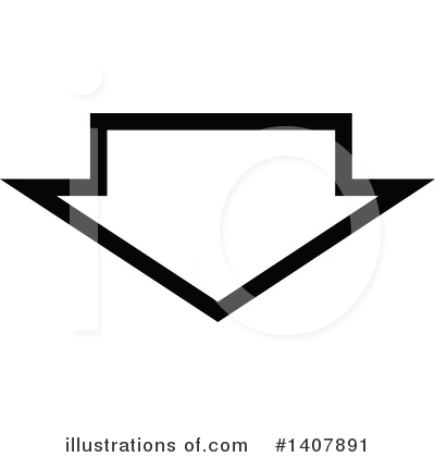 Royalty-Free (RF) Arrow Clipart Illustration by dero - Stock Sample #1407891