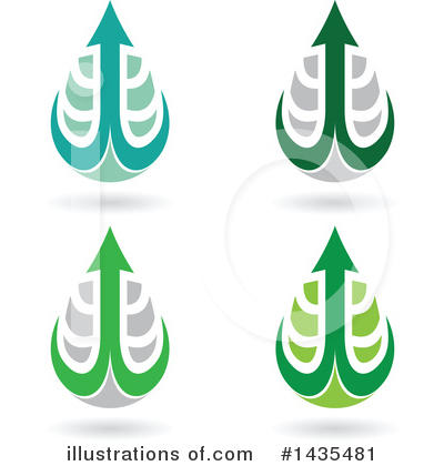 Royalty-Free (RF) Arrow Clipart Illustration by cidepix - Stock Sample #1435481