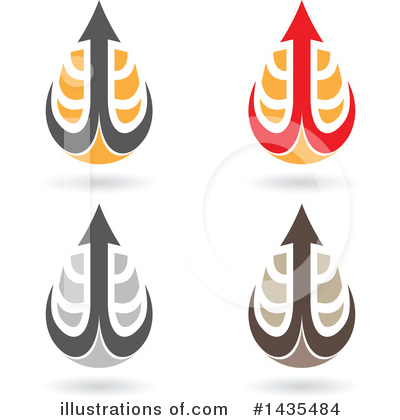 Royalty-Free (RF) Arrow Clipart Illustration by cidepix - Stock Sample #1435484