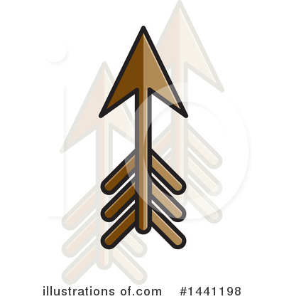 Royalty-Free (RF) Arrow Clipart Illustration by Lal Perera - Stock Sample #1441198