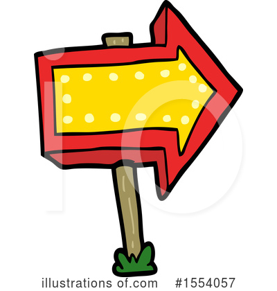 Royalty-Free (RF) Arrow Clipart Illustration by lineartestpilot - Stock Sample #1554057