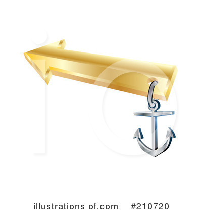 Royalty-Free (RF) Arrow Clipart Illustration by MilsiArt - Stock Sample #210720