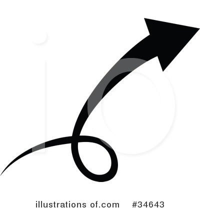 Royalty-Free (RF) Arrow Clipart Illustration by OnFocusMedia - Stock Sample #34643
