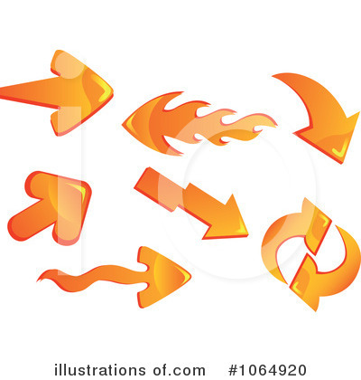 Royalty-Free (RF) Arrows Clipart Illustration by Vector Tradition SM - Stock Sample #1064920