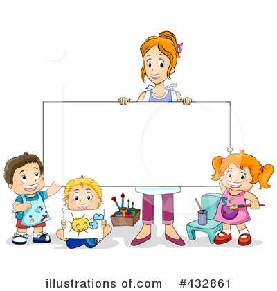 Royalty-Free (RF) Art Class Clipart Illustration by BNP Design Studio - Stock Sample #432861