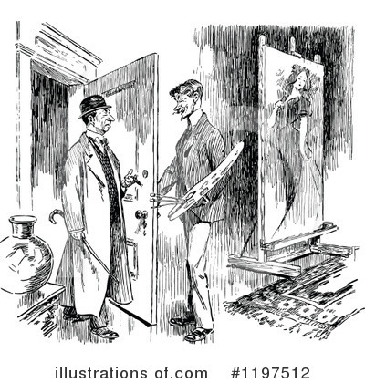 Royalty-Free (RF) Artist Clipart Illustration by Prawny Vintage - Stock Sample #1197512