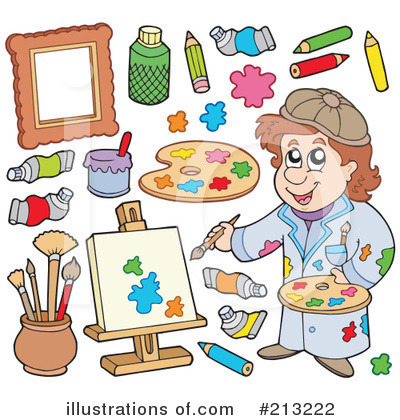 Painter Clipart #213222 by visekart