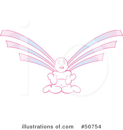 Royalty-Free (RF) Asian Angel Clipart Illustration by Cherie Reve - Stock Sample #50754
