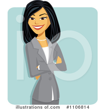 Business Woman Clipart #1106814 by Amanda Kate
