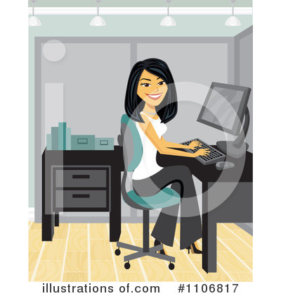 Business Woman Clipart #1106817 by Amanda Kate