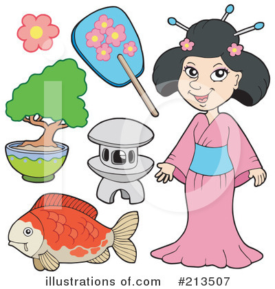 Royalty-Free (RF) Asian Clipart Illustration by visekart - Stock Sample #213507