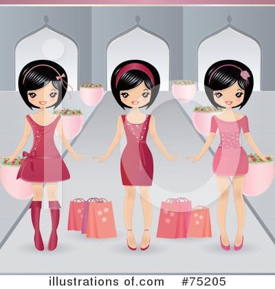 Royalty-Free (RF) Asian Clipart Illustration by Melisende Vector - Stock Sample #75205