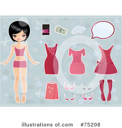 Asian Woman Clipart #75208 by Melisende Vector