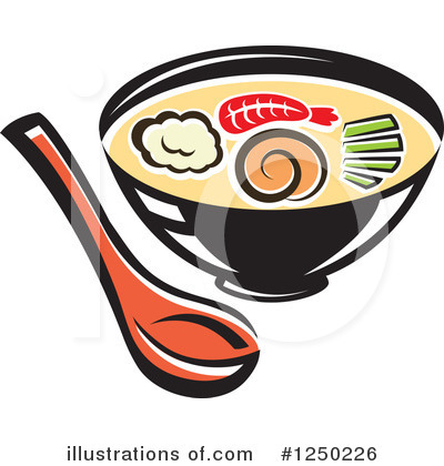 Asian Food Clipart #1250226 by Vector Tradition SM
