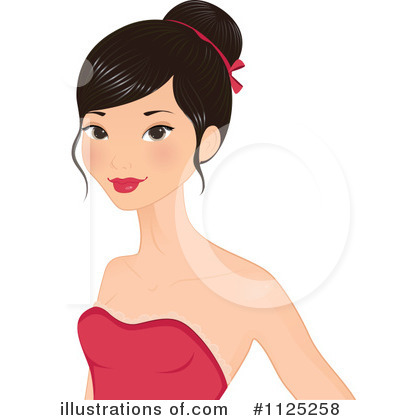Royalty-Free (RF) Asian Woman Clipart Illustration by Melisende Vector - Stock Sample #1125258