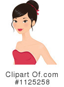 Asian Woman Clipart #1125258 by Melisende Vector