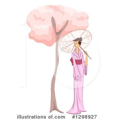 Royalty-Free (RF) Asian Woman Clipart Illustration by BNP Design Studio - Stock Sample #1298927