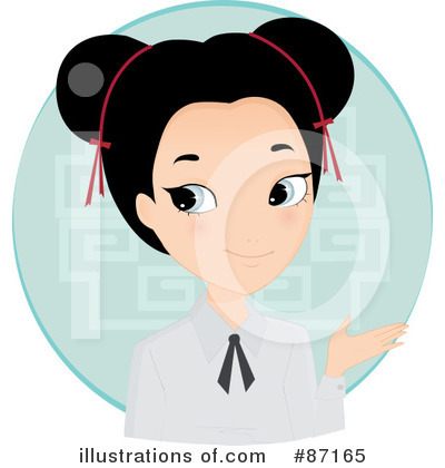 Asian Woman Clipart #87165 by Melisende Vector