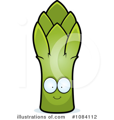 Asparagus Clipart #1084112 by Cory Thoman
