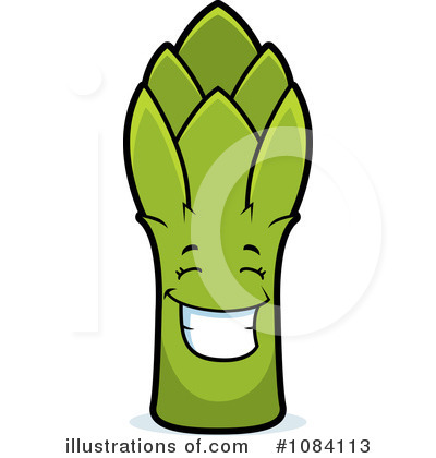 Asparagus Clipart #1084113 by Cory Thoman