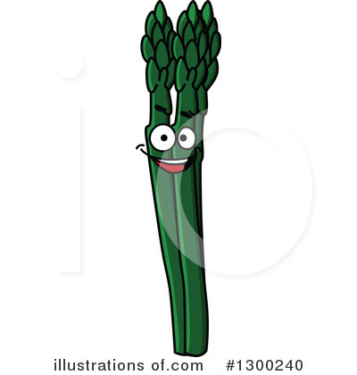 Royalty-Free (RF) Asparagus Clipart Illustration by Vector Tradition SM - Stock Sample #1300240