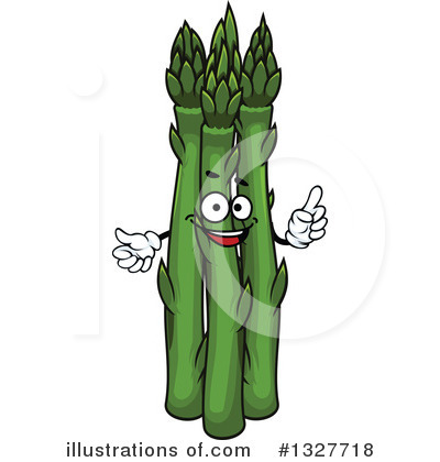 Royalty-Free (RF) Asparagus Clipart Illustration by Vector Tradition SM - Stock Sample #1327718