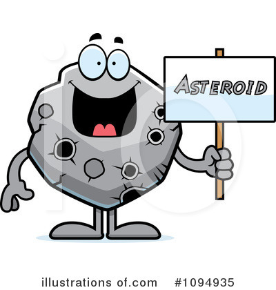 Royalty-Free (RF) Asteroid Clipart Illustration by Cory Thoman - Stock Sample #1094935