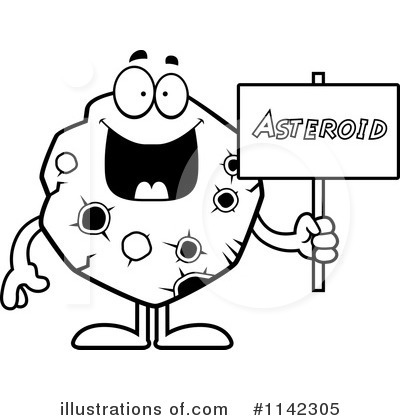 Royalty-Free (RF) Asteroid Clipart Illustration by Cory Thoman - Stock Sample #1142305