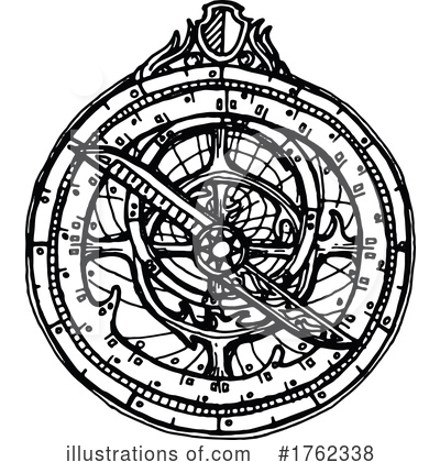Royalty-Free (RF) Astrolabe Clipart Illustration by Vector Tradition SM - Stock Sample #1762338