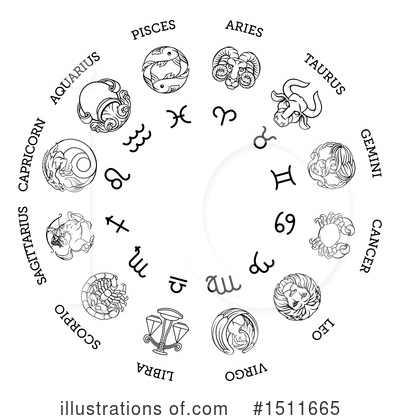 Royalty-Free (RF) Astrology Clipart Illustration by AtStockIllustration - Stock Sample #1511665